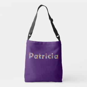 Sac Ajustable Votre nom en lettres florales artistiques / Patric