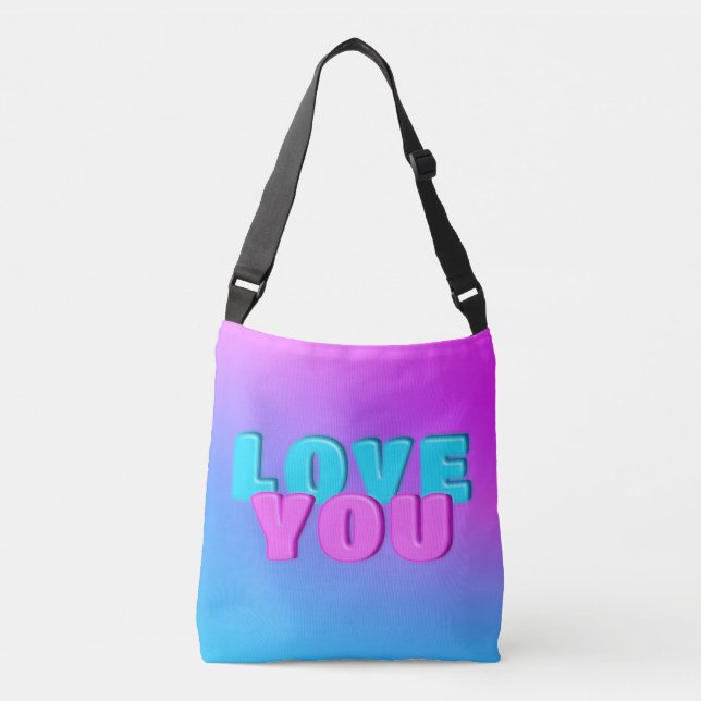Sac Ajustable vous aimez (Devant)