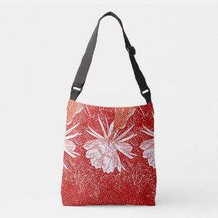 Sac Ajustable WaterColor Bramha Lotus Rouge Floral Himalaya Fleu
