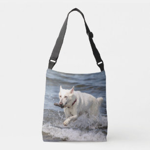 Sac Ajustable White German Shepard sur le lac George
