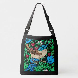 Sac Ajustable William Morris Carreau d'oiseaux et de fleurs, sur