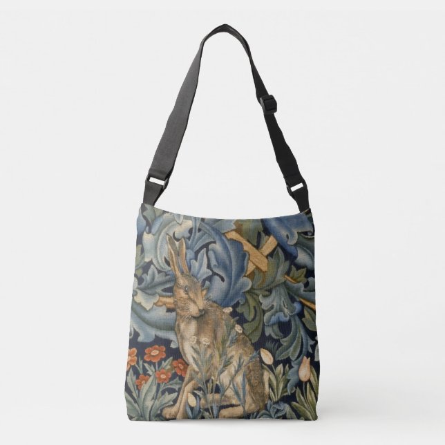 Sac Ajustable William Morris Forest Rabbit Floral Art Nouveau (Devant)