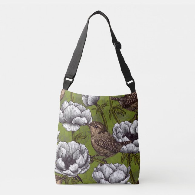 Sac Ajustable Wrens in the white anemone garden (Devant)