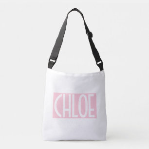 Sac Ajustable Your Bold White Text on Light Pink