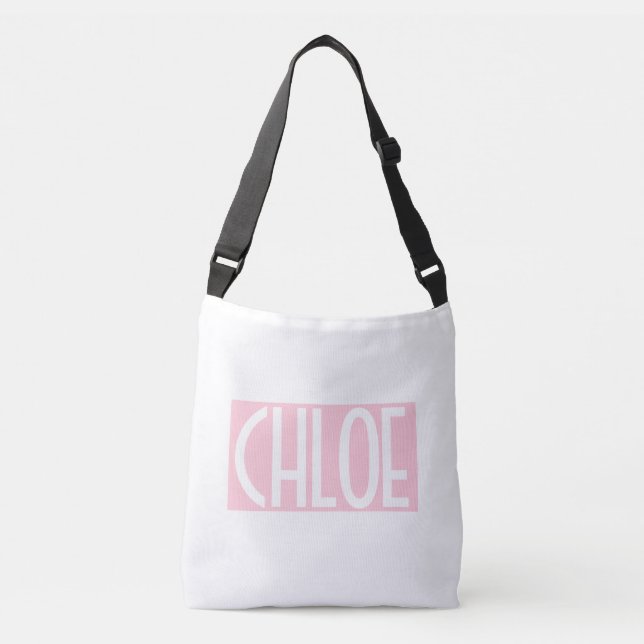 Sac Ajustable Your | Bold White Text on Light Pink (Devant)