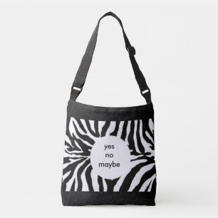 Sac Ajustable Zèbre AMUSANT avec imitation cuir tout-imprimé