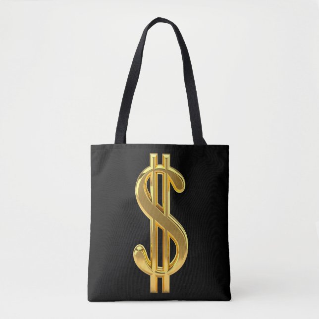Sac argent noir et or (Devant)