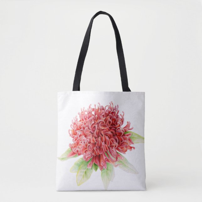 Sac australien indigène de plante de fleur rouge (Devant)