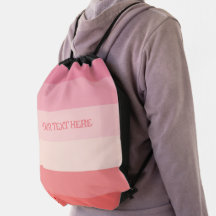 Bande rose personnalisée