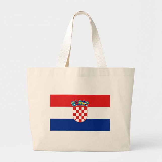 Sac avec drapeau de Croatie (Devant)