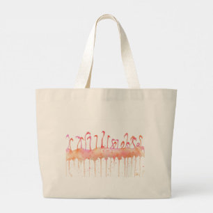 Sac avec flamants roses