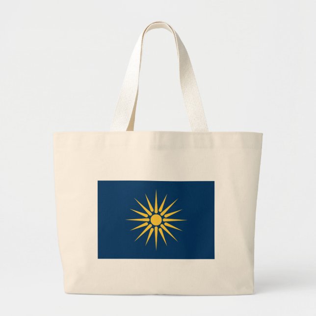 Sac avec le drapeau de Macédoine, Grèce (Devant)