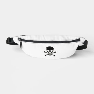 Sac banane blanc Black Skull