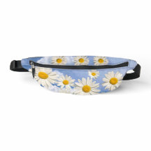 Sac banane ciel plein de pâquerettes. Sac Imprimé