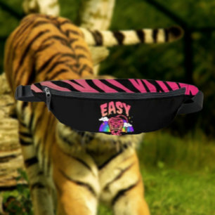 Sac banane rétro arc-en-ciel Tigre Facile Rayures