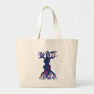 Sac bleu d'arbre de violoncelle