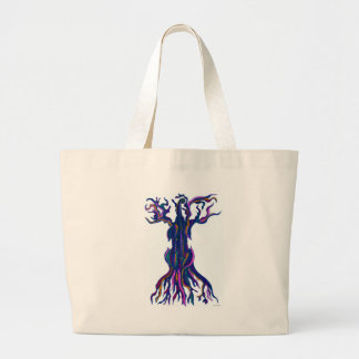 Sac bleu d'arbre de violoncelle