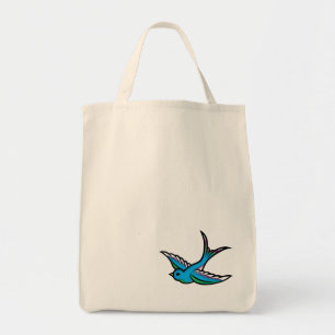 Sac bleu d'hirondelle