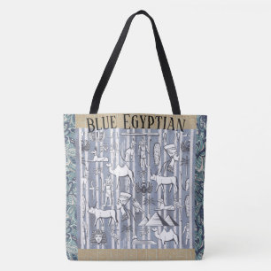 Sac bleu égyptien fourre-tout