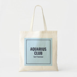 Sac bleu simple moderne anniversaires zodiaque Sac
