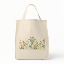 Sac botanique à la primevère sauvage de prairie et