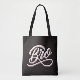 Sac "BRO" lettrage vintage