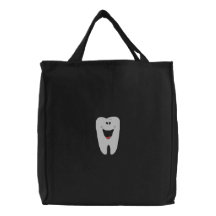 Sac brodé par dentiste