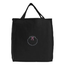 Sac brodé par monogramme de coquillage