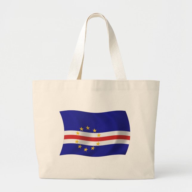 Sac cabas avec le drapeau du Cap-Vert (Devant)