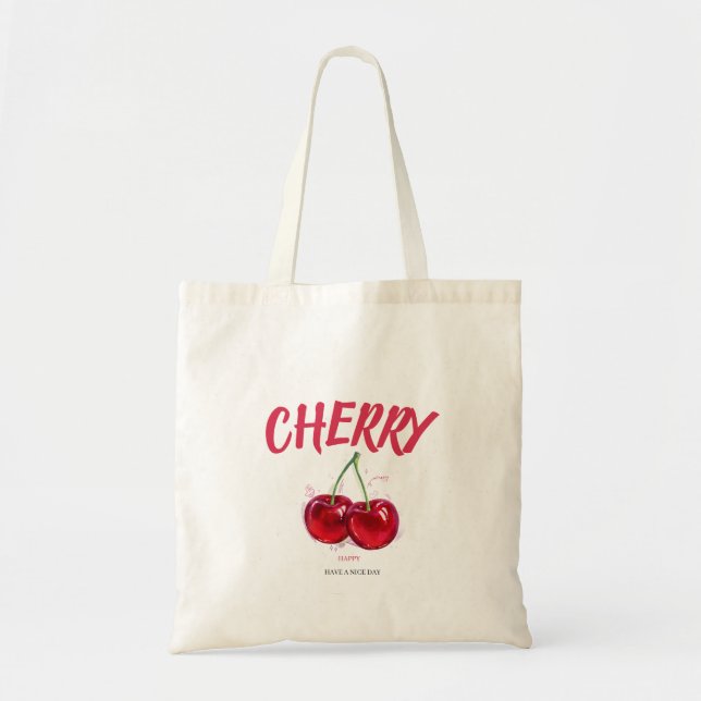 SAC CABAS CERISE MIGNON (Devant)