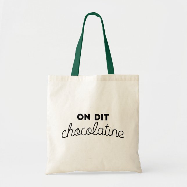 Sac cabas Chocolatine (Devant)