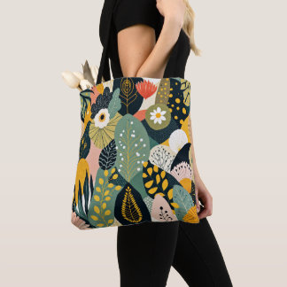 Sac cabas de design jungle bohème.