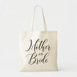 Sac cabas de la mère de la mariée calligraphie