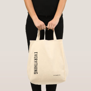 Sac cabas de marché personnalisé design chic simpl