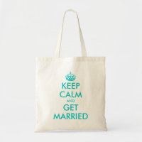 Sac cabas de mariage drôle Keep Calm pour demoisel