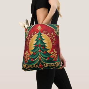 Sac cabas de Noël arbre de Noël