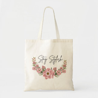 Sac cabas élégant à motif floral