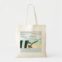 Sac cabas en toile d'arbre d'hiver