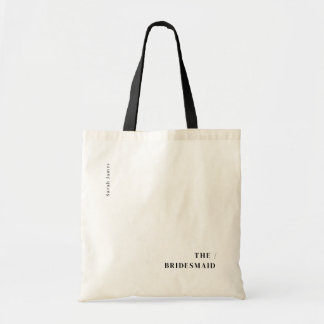 Sac cabas en toile pour demoiselle d'honneur éléga