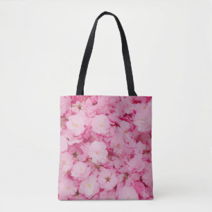 Sac cabas Fleur de cerisier rose botanique floral