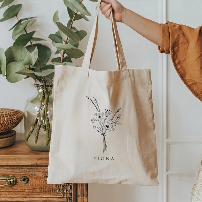 Sac cabas floral personnalisé (Créateur téléchargé)