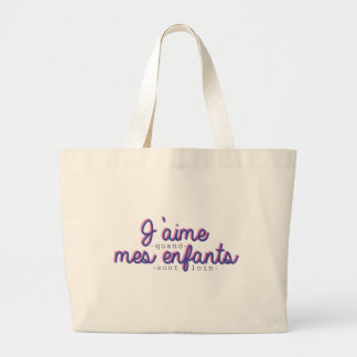 Sac cabas J'aime mes enfants