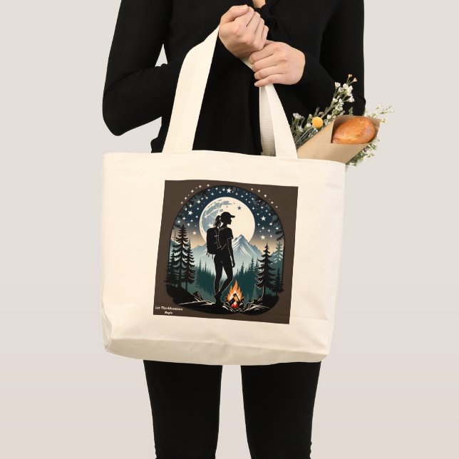 Sac cabas Let The Adventure Begin (Devant (produit))