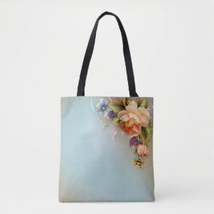 Sac cabas moyen avec impression sur toutes les fac