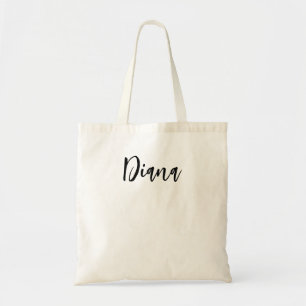 Sac cabas personnalisé, Sac cabas en toile, Nom pe