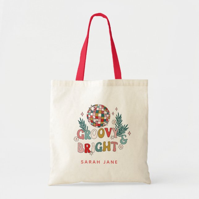 Sac cabas rétro pour les fêtes (Devant)