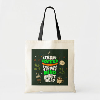 Sac cabas typographique pour amateur de café