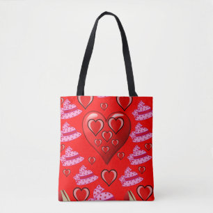 sac cabas valentines day amour coeurs