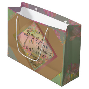 Sac cadeau 7e anniversaire Mariage