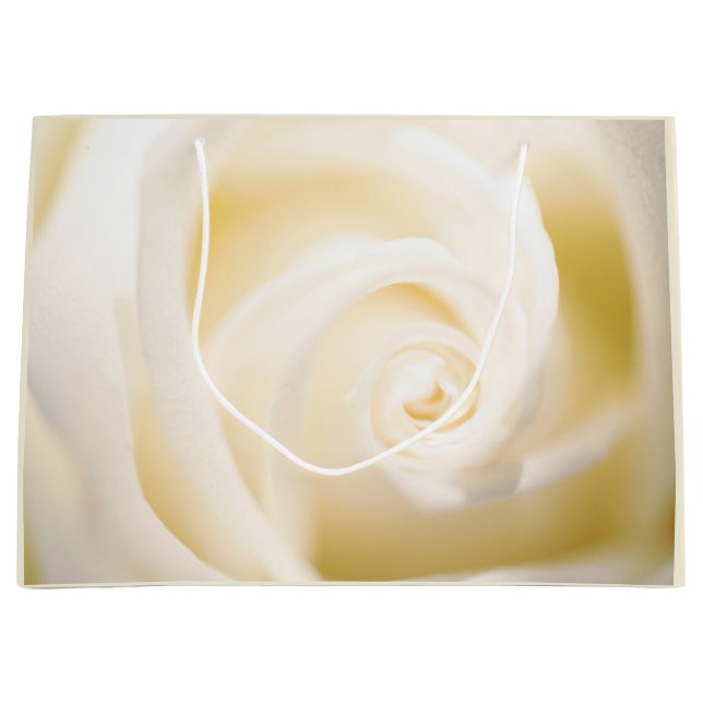 Sac cadeau à motif rose tendre (Devant)